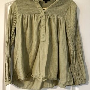 Olive Green Women's Top